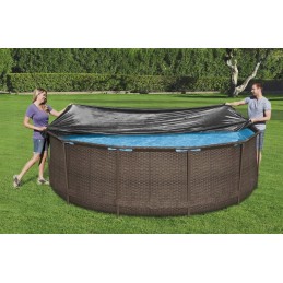 Bestway dangtis 305 cm rėmo baseinui, folijos uždangalas, virvės uždangalas