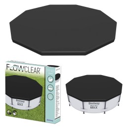Bestway 58036 rėmo baseino danga, juoda, virvelė, su skylutėmis, 305 cm
