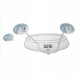 Prijungimo koštuvo jungtis 32mm koštuvas baseinams, Bestway baseino siurblio žarnos