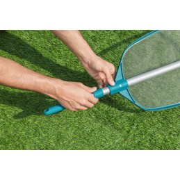 Praktiškas baseino valymo rinkinys su Aquascoop Bestway 58635 tinkleliu