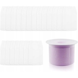 Baseino skimerio filtro dangtelio kojinės, 20 komplektas