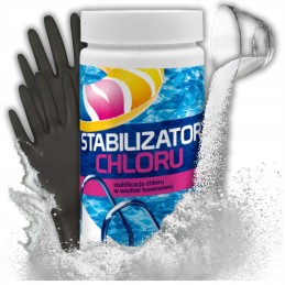 Chloro stabilizatorius 1kg baseino cheminės medžiagos chloro gamix baseino vandeniui nemokamai