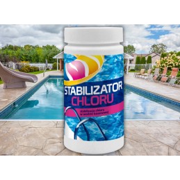 Chloro stabilizatorius 1kg baseino cheminės medžiagos chloro gamix baseino vandeniui nemokamai