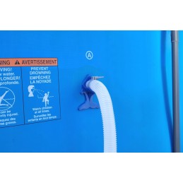 2x baseino vamzdžio atrama intex bestway oe 32 mm baseino vamzdžio žarnos laikiklis