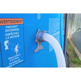 2x baseino vamzdžio atrama intex bestway oe 32 mm baseino vamzdžio žarnos laikiklis