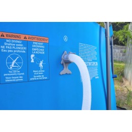 2x baseino vamzdžio atrama intex bestway oe 32 mm baseino vamzdžio žarnos laikiklis