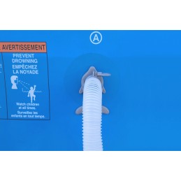 2x baseino vamzdžio atrama intex bestway oe 32 mm baseino vamzdžio žarnos laikiklis