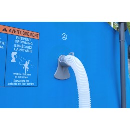 2x baseino vamzdžio atrama intex bestway oe 32 mm baseino vamzdžio žarnos laikiklis