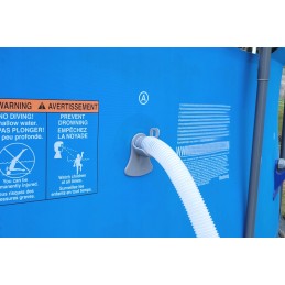 2x baseino vamzdžio atrama intex bestway oe 32 mm baseino vamzdžio žarnos laikiklis