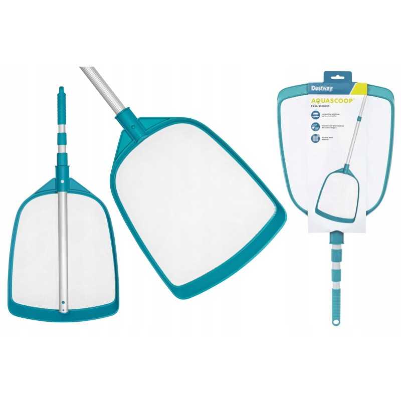 Funkcinis valymo rinkinys su tinkleliu aquascoop bestway 58635