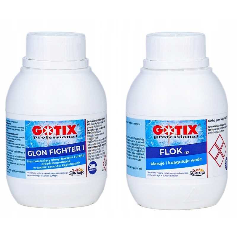 Floktix priemonė nuo dumblių, koaguliantas, baseino koncentratas, grybai