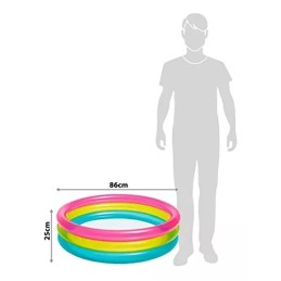 Pripučiamas vaikiškas baseinas vaikams, sodo vaikų baseinas intex oe 86 cm