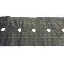 Agrarinis audinys piktžolėms su skylutėmis 40cm pločio augintas krosninis audinys 1 atsarginis