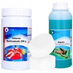 Ntce chloras baseinui 200g tabletės baseinų antidumblių cheminėms medžiagoms