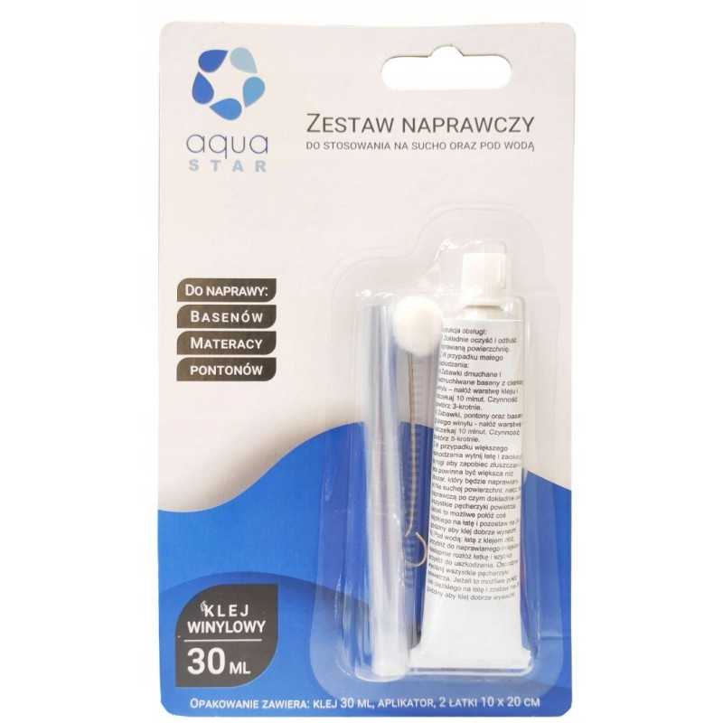 Remonto rinkinys baseinams, čiužiniams ir pontonams, 2 metų vinilo klijai