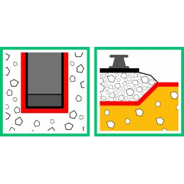 Aukštos kokybės juoda pes150n geotekstilė, matmenys 1m x 10m