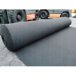 Aukštos kokybės juoda pes150n geotekstilė, matmenys 1m x 10m