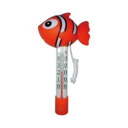 Plaukiojantis termometras, sveriantis 21 cm žuvį klouną