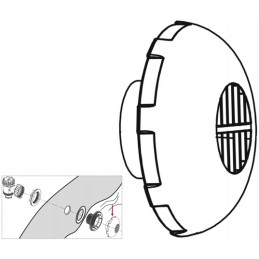 Baseino įleidimo ir išleidimo antgalis Bestway baseinams