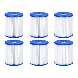 6x bestway filtras 1249 lh 58093 tipo siurbliams ir siurblio įdėklui