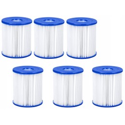 6x bestway filtras 1249 lh 58093 tipo siurbliams ir siurblio įdėklui