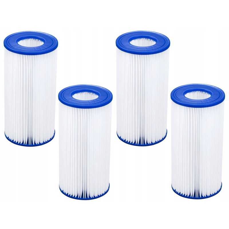 4 x bestway iii filtras 2006 m. 3028 5678 lh siurblių kasetė siurbliui 4 vnt.