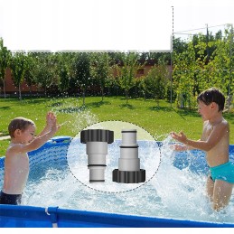 2 vnt redukcijos jungtys siurbliams žarnoms ir baseinams