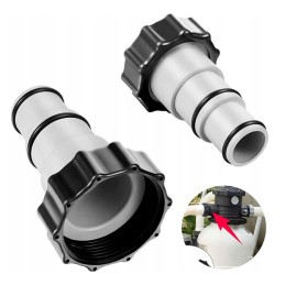 2x žarnos jungties adapteris intex baseino siurbliui