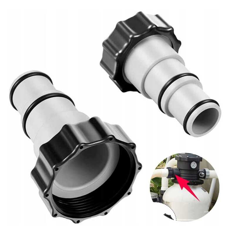 2x žarnos jungties adapteris intex baseino siurbliui