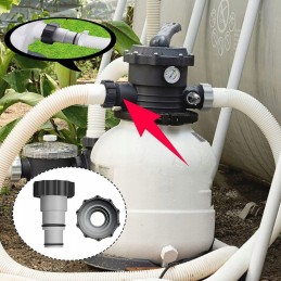 2x žarnos jungties adapteris intex baseino siurbliui