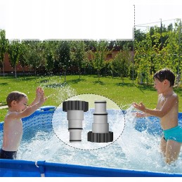 Adapteris intex baseino siurbliui, žarnoms, adapteris x2
