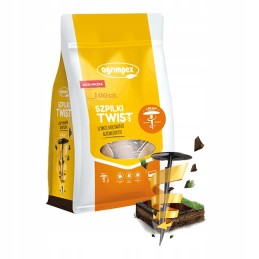 agrimpex agrotekstilės smeigtukai, juodi, 100 vnt.