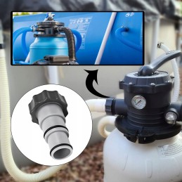 Adapterio žarnos jungtys intex baseino siurbliui, 2 vnt