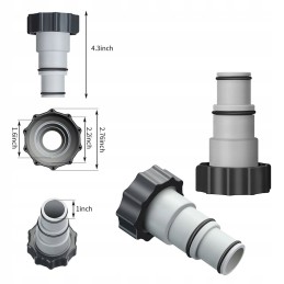 Adapterio žarnos jungtys intex baseino siurbliui, 2 vnt