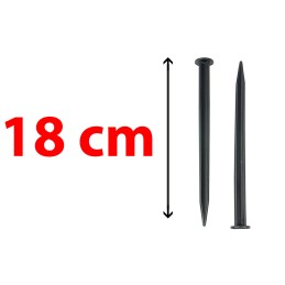 ✨ Universalūs tvirtinimo ankeriai (smeigtukai) apvadui: eco-bord, elasteo, randberg, polbord, b45, b58, bordeo - 18 cm, 100 vnt.