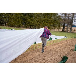 Išaugintas audinys baltas 150g m2 su uv 10 m bellushortus