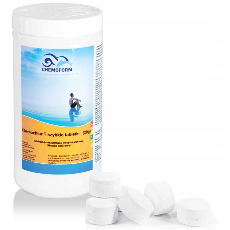 Chemochlorine šoko greitos tabletės 20g chemoform1kg