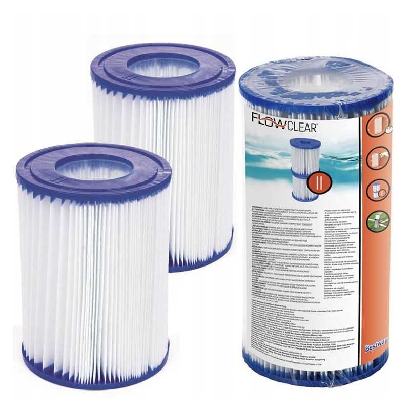 Bestway II tipo filtro siurblio įdėklas 2 vnt 58094