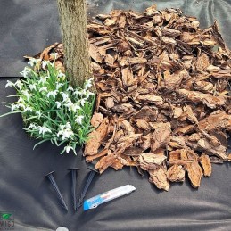 Wigo-garden juoda agrotekstilė 100g su UV - tvirta ir universali