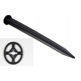 Skalbyklės kaiščių rinkinys agrotekstilės agrotekstilės audiniams tvirtinti