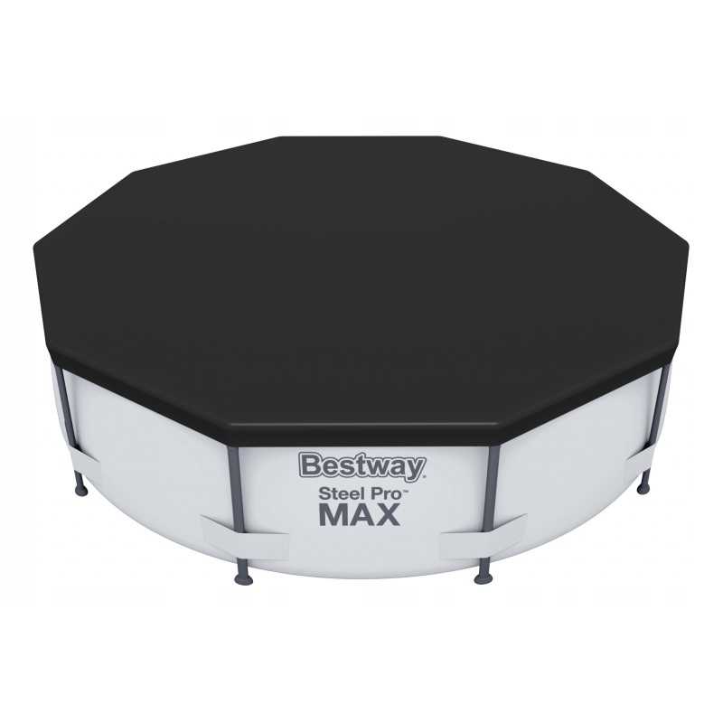 Juodas brezentinis uždangalas baseinui 3 05 m bestway
