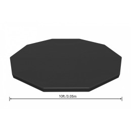 Bestway apima 305 cm 305 cm 10 pėdų bestway rėmo baseiną