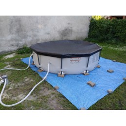 Bestway apima 305 cm 305 cm 10 pėdų bestway rėmo baseiną