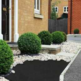 Juoda nuo piktžolių agrotekstilė, plotis 80 cm