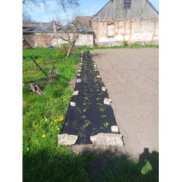 Augalinis audinys juodas 100g m2 su uv 20 m 1 1 m bellushortus