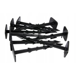 ✨ dantyti kaiščiai 15 cm agrotekstilei tvirtinti, agrotekstilei kaz100r 100vnt + presavimo poveržlės pod100r 100vnt