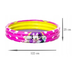 Bestway minnie mouse pripučiamas baseinas 122x25cm
