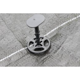 ✨ dantyti kaiščiai 15 cm agrotekstilei tvirtinti, agrotekstilei kaz100r 100vnt + presavimo poveržlės pod100r 100vnt