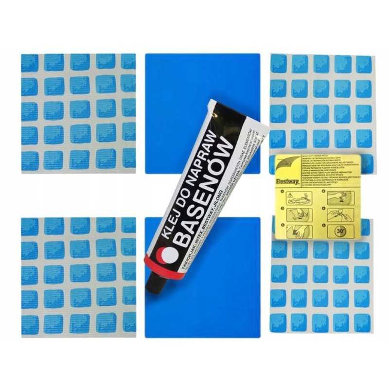 XXL remonto rinkinys sodo baseino klijavimui šlapiais klijais