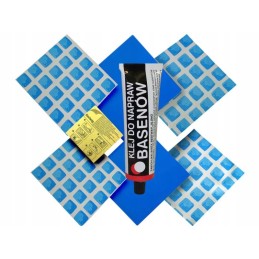 XXL remonto rinkinys sodo baseino klijavimui šlapiais klijais